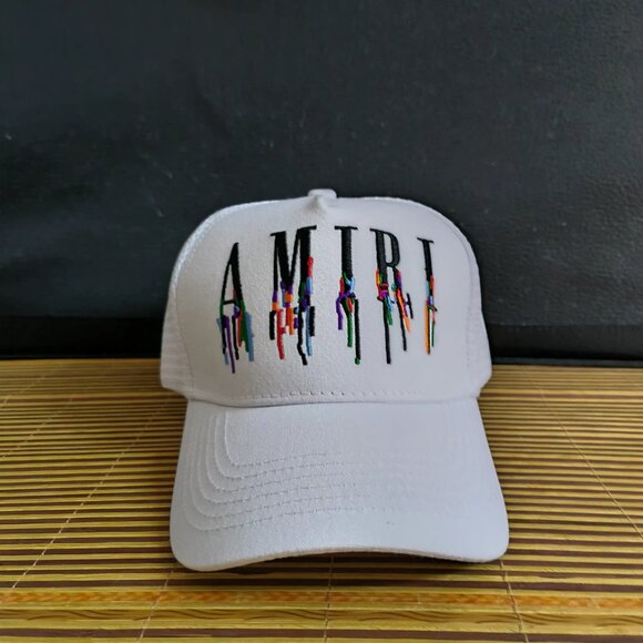 New AMIRI colour label white cap - Picture 1 of 11